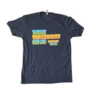 Dave Matthews Band 2021 Tour - Black Graphic T-Shirt Tee Medium Cotton Polyester